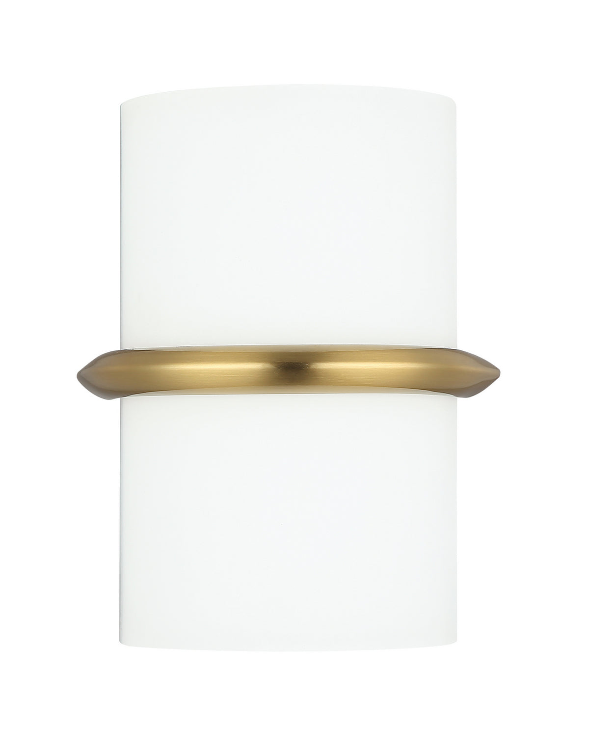 Applique murale Wallace Blanc / Laiton vieilli – Dainolite