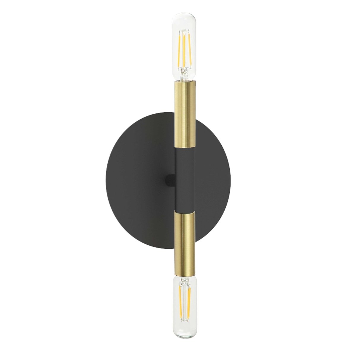 Murale Wand - Noir et Laiton vieilli 2 by Dainolite | Luminaires & cie