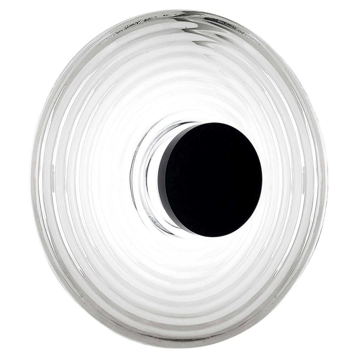Applique murale Windfield Transparent / Noir mat – Dainolite