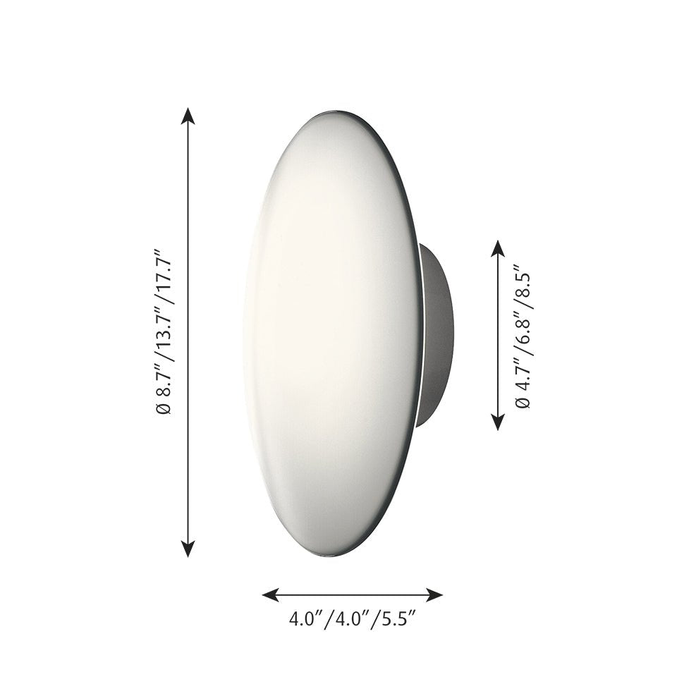 Murale/Plafonnier AJ Eklipta - 17.7" 25W DEL 3000°K (Dim 0 - 10V) by Louis Poulsen | Luminaires & cie