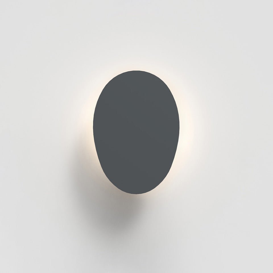 Murale/Plafonnier Facce - Gris anthracite Alpha / Élevé 3500°K by Artemide | Luminaires & cie