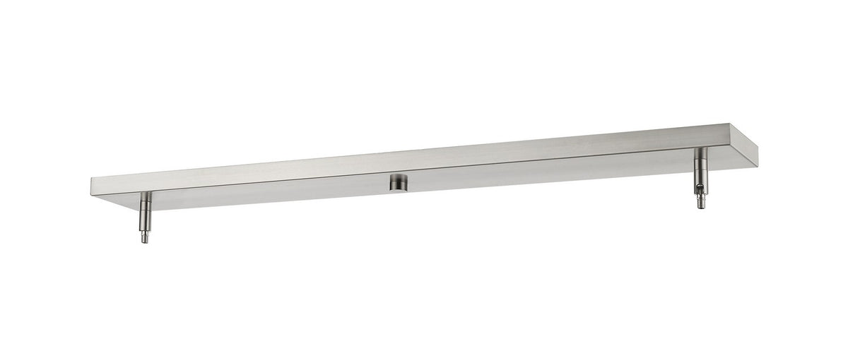 Pièce de rechange Multi Point Canopy Nickel brossé, 4 1/2", nombre ampoules 2 – Z-Lite