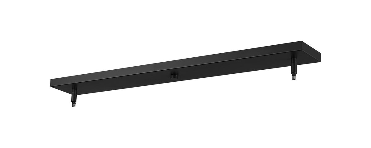 Pièce de rechange Multi Point Canopy Noir mat, 4 1/2", nombre ampoules 2 – Z-Lite
