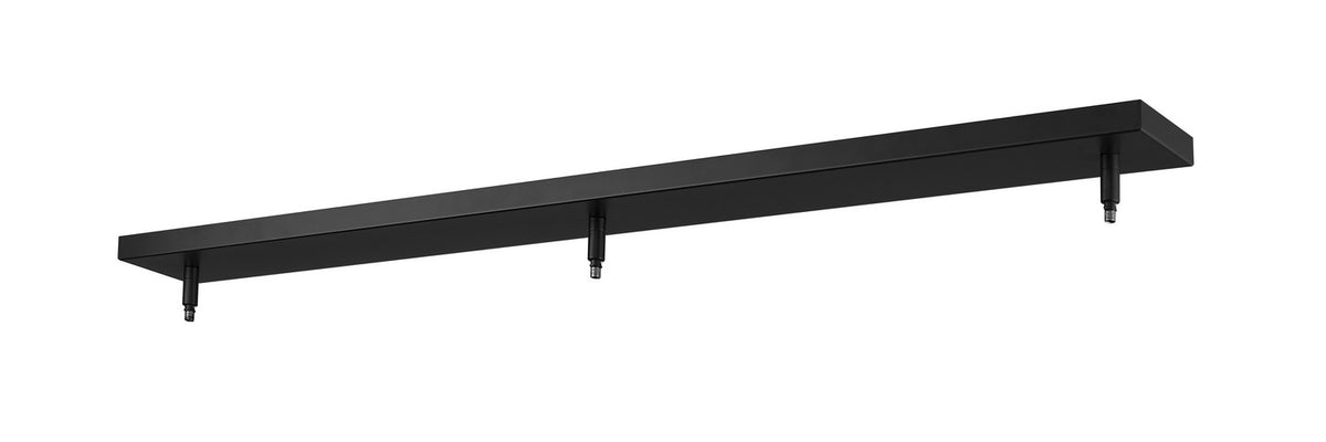Pièce de rechange Multi Point Canopy Noir mat, 4 1/2", nombre ampoules 3 – Z-Lite