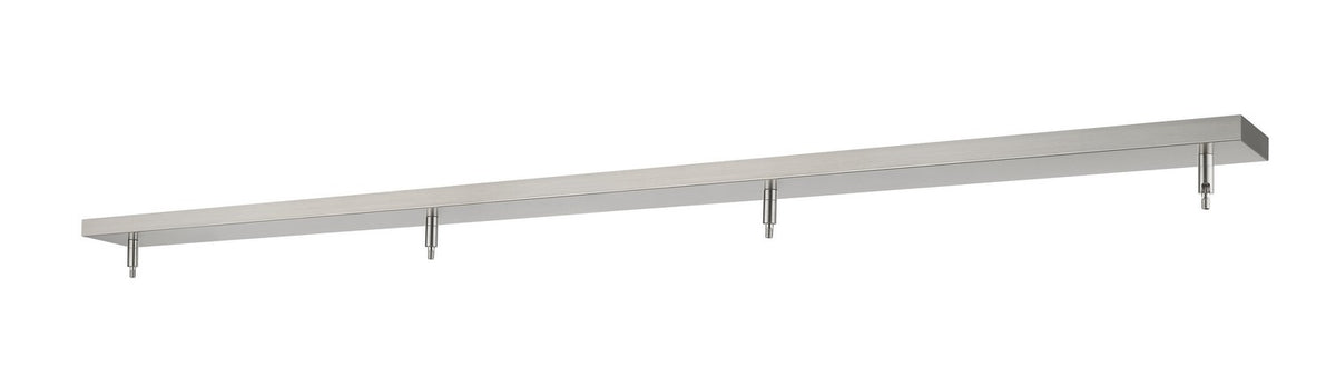 Pièce de rechange Multi Point Canopy Nickel brossé, 4 1/2", nombre ampoules 4 – Z-Lite