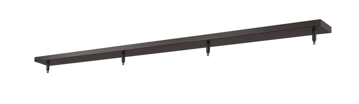 Pièce de rechange Multi Point Canopy Bronze, 4 1/2", nombre ampoules 4 – Z-Lite