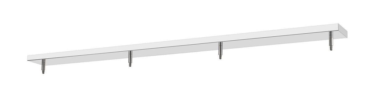 Pièce de rechange Multi Point Canopy Chrome, 4 1/2", nombre ampoules 4 – Z-Lite