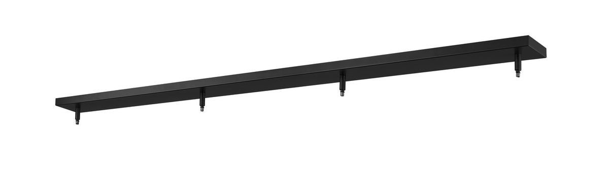 Pièce de rechange Multi Point Canopy Noir mat, 4 1/2", nombre ampoules 4 – Z-Lite