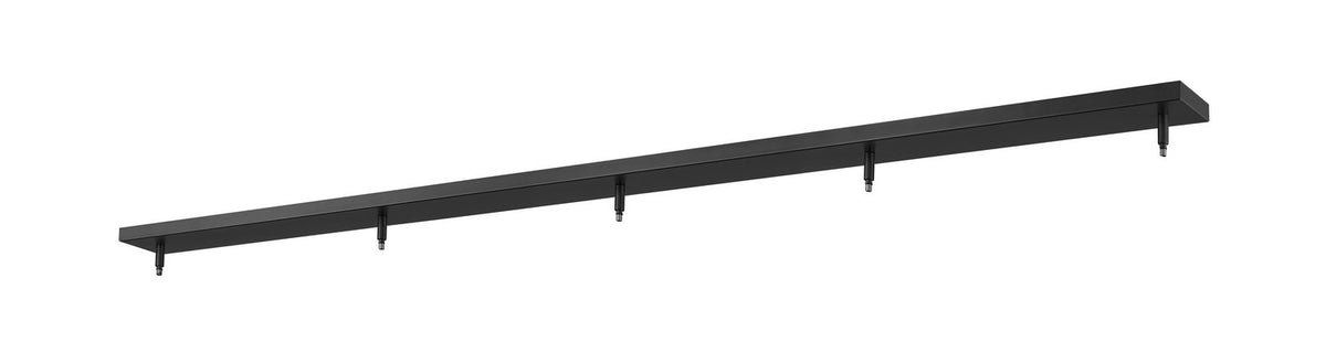 Pièce de rechange Multi Point Canopy Noir mat, 4 1/2", nombre ampoules 5 – Z-Lite