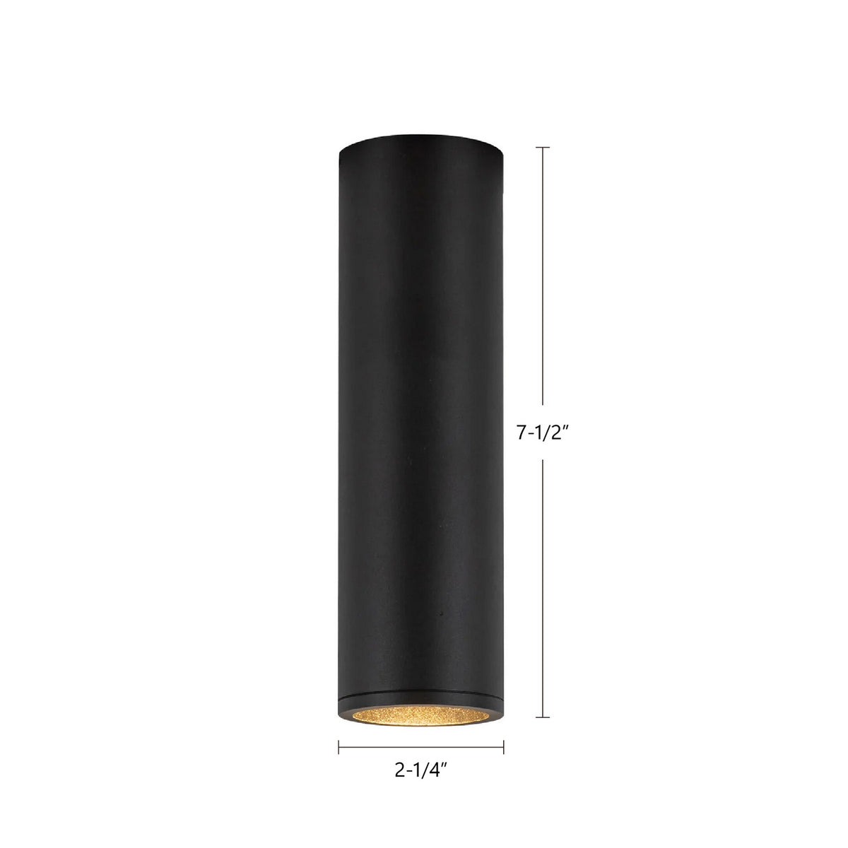 Plafonnier 2po Lorna Noir, 7 1/2" – vue 6