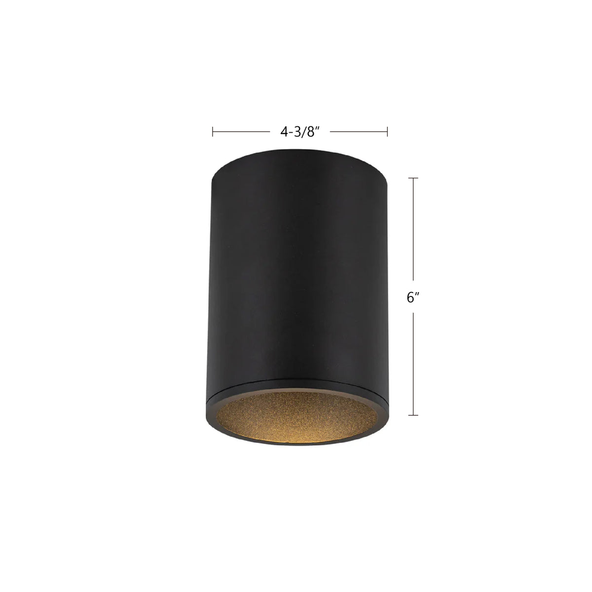 Plafonnier 4po Lorna Blanc, 6" – vue 3