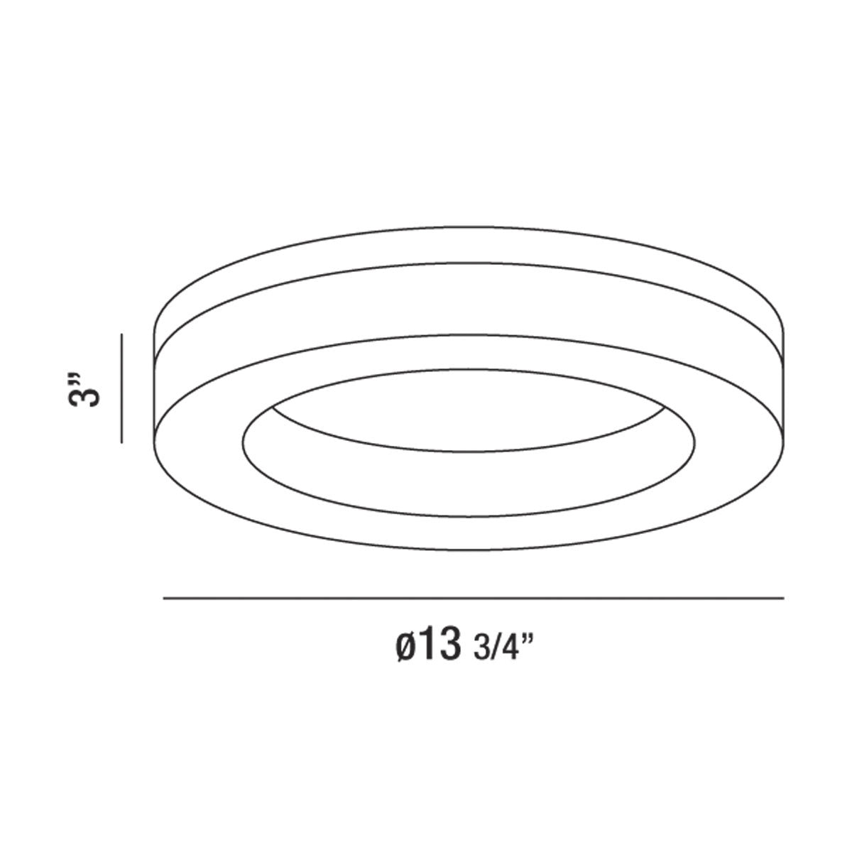 Plafonnier Abell – vue 2