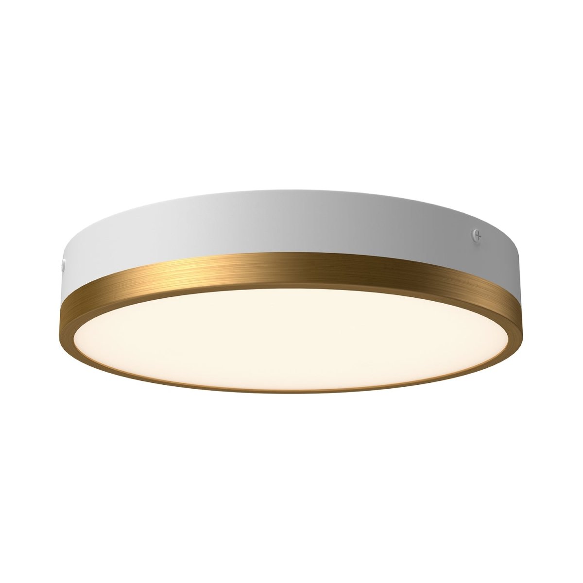Plafonnier Adelaide - Or vieilli / blanc 11 1/8" 5CCT/2700°K/3000°K/3500°K/4000°K/5000°K by Alora Lighting | Luminaires & cie