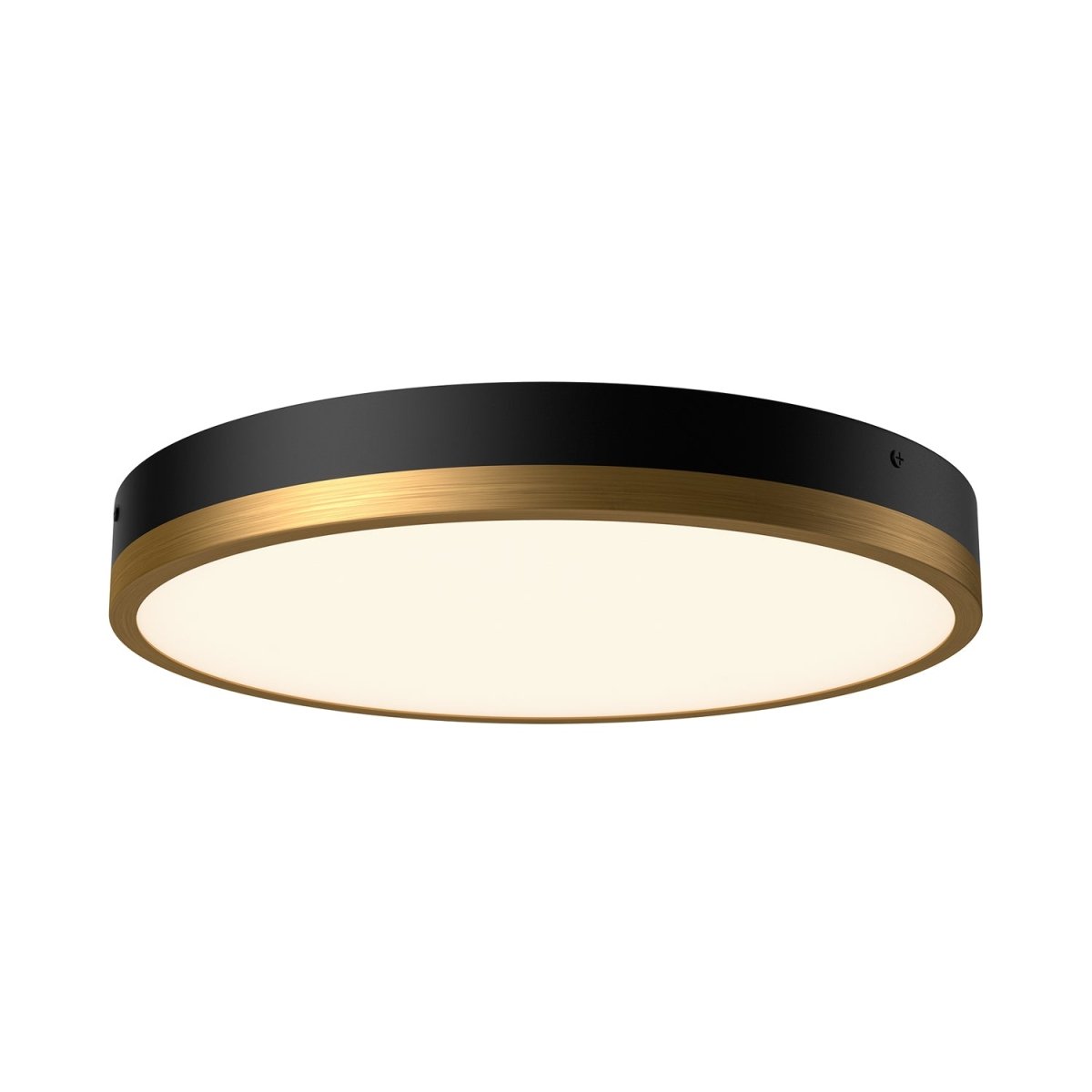 Plafonnier Adelaide - Or vieilli / noir mat 15" 5CCT/2700°K/3000°K/3500°K/4000°K/5000°K by Alora Lighting | Luminaires & cie