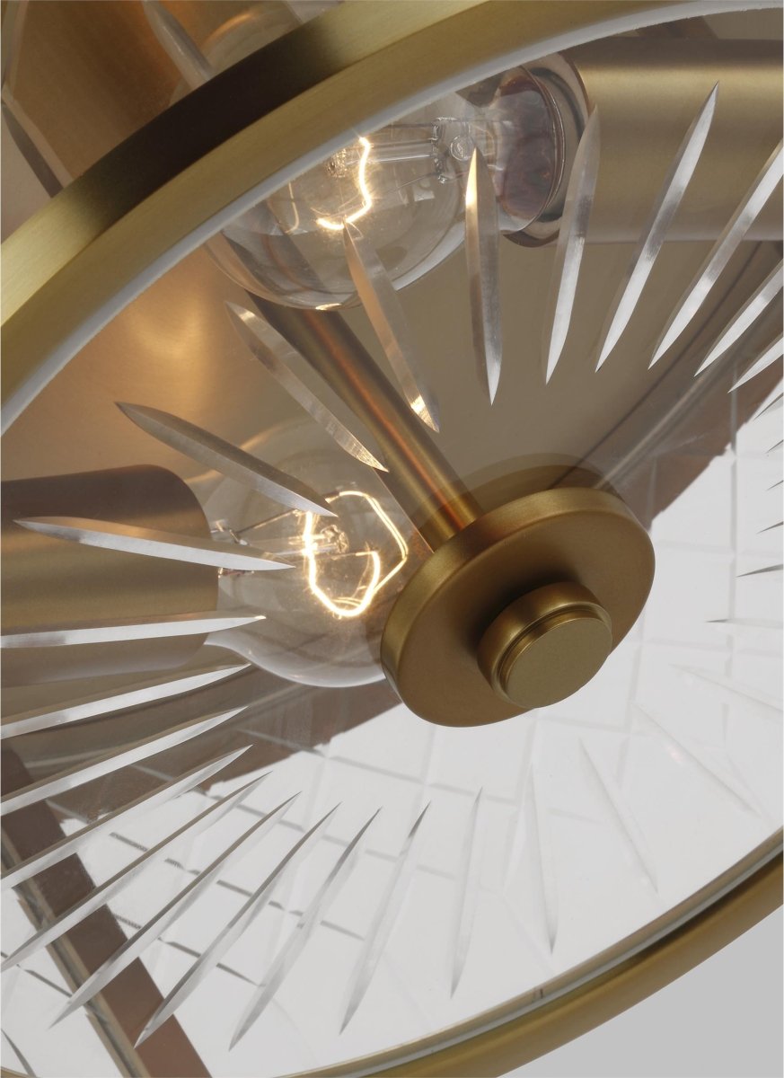 Plafonnier Alec - Nickel poli by Visual Comfort Studio | Luminaires & cie