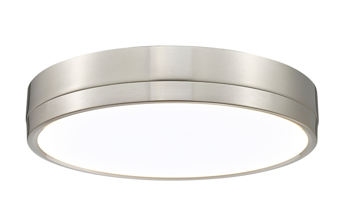 Plafonnier Algar Nickel brossé, 16" – Z-Lite