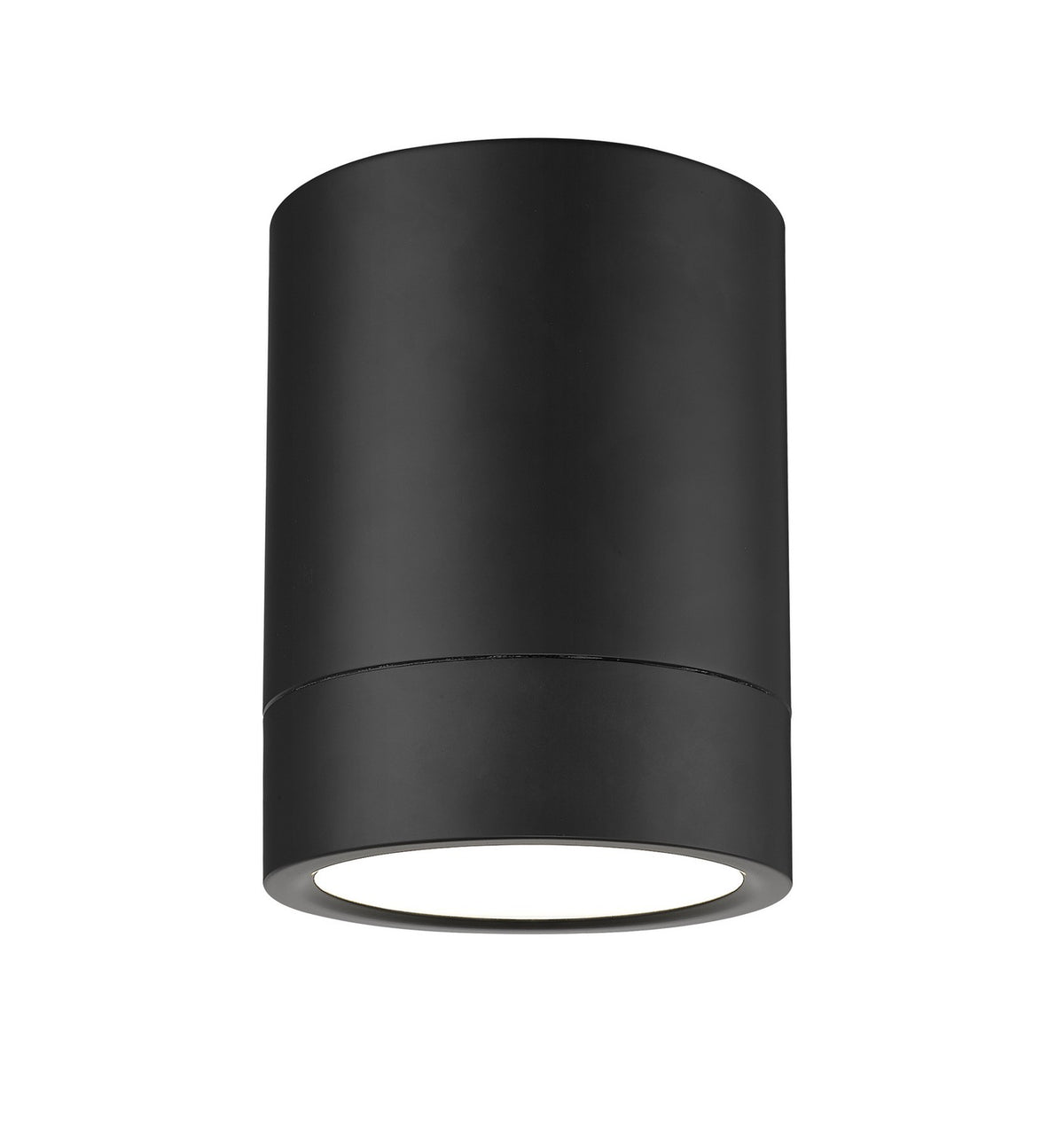 Plafonnier Algar Noir mat, 6" – Z-Lite