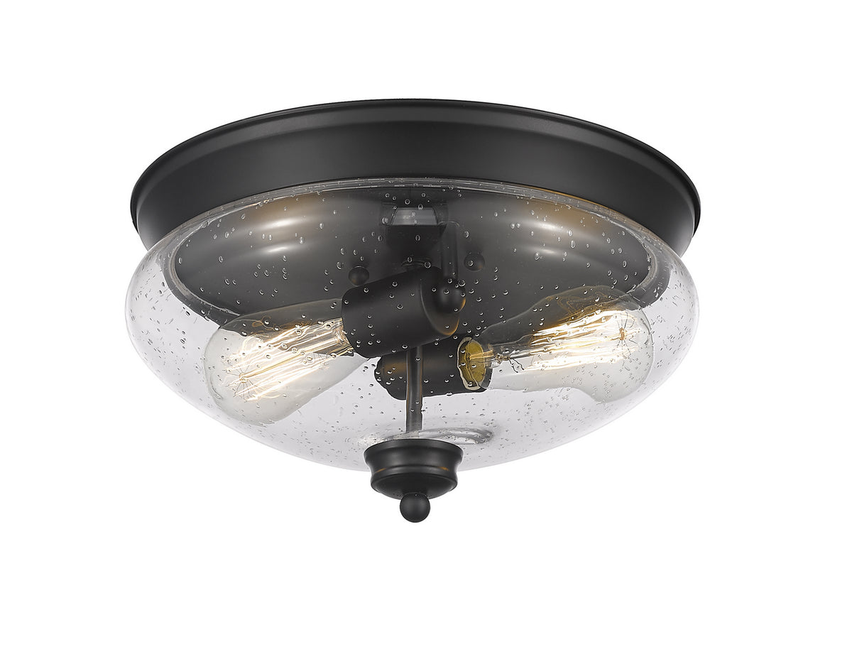 Plafonnier Amon Noir mat, 13" – vue 2
