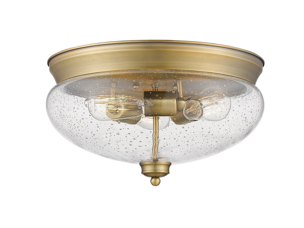 Plafonnier Amon Laiton patrimoine, 15" – Z-Lite