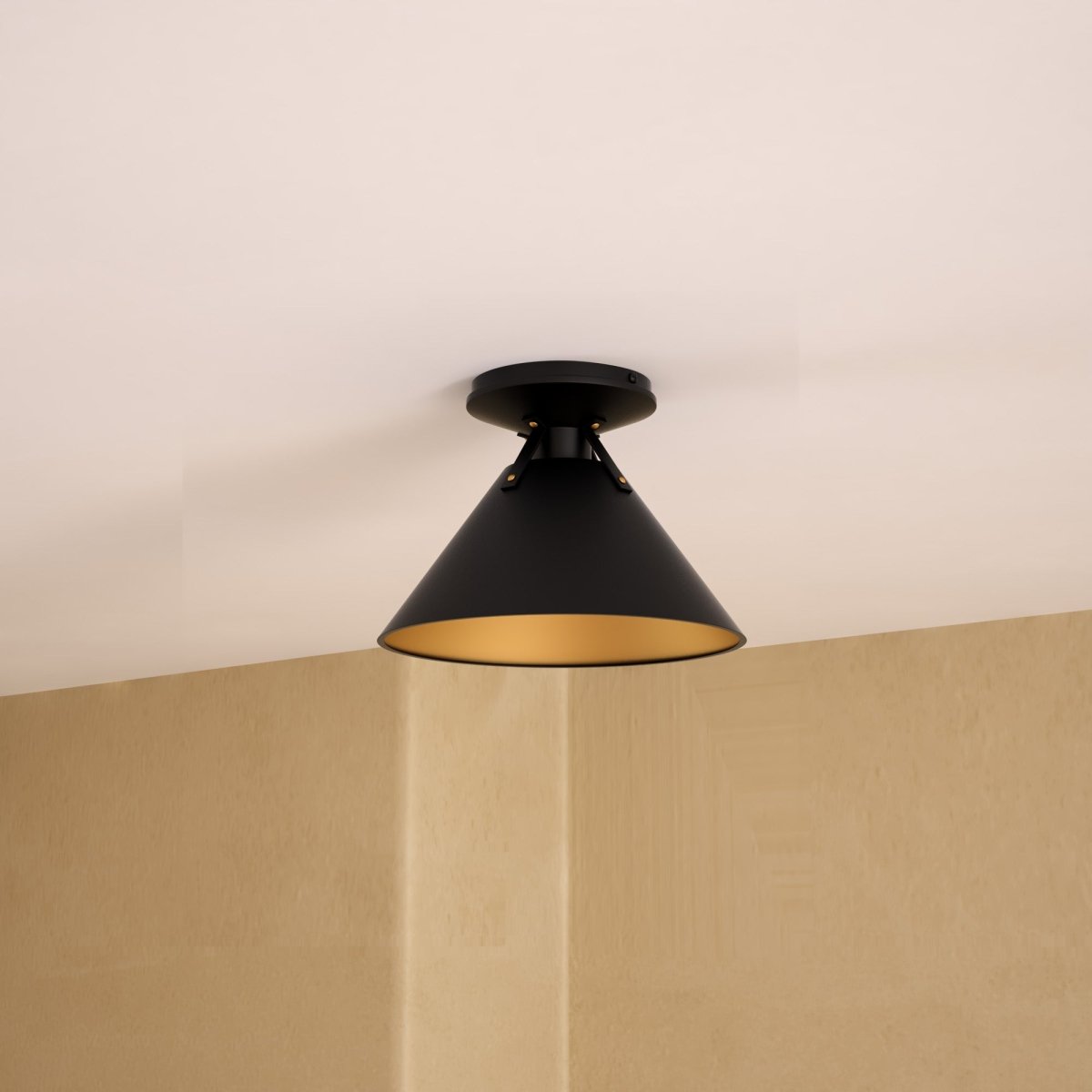 Plafonnier Archer - Noir mat 7" by Alora Lighting | Luminaires & cie