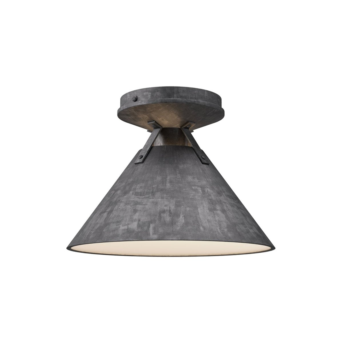 Plafonnier Archer - Teinte en acier 7" by Alora Lighting | Luminaires & cie