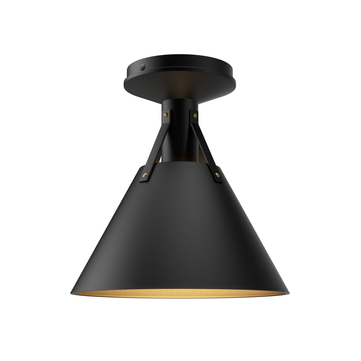 Plafonnier Archer - Noir mat 10" by Alora Lighting | Luminaires & cie