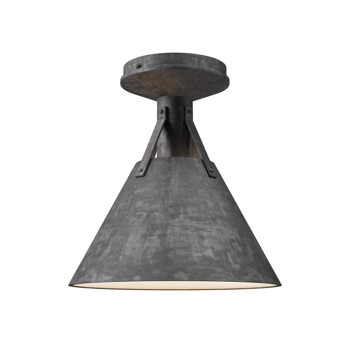 Plafonnier Archer - Teinte en acier 10" by Alora Lighting | Luminaires & cie