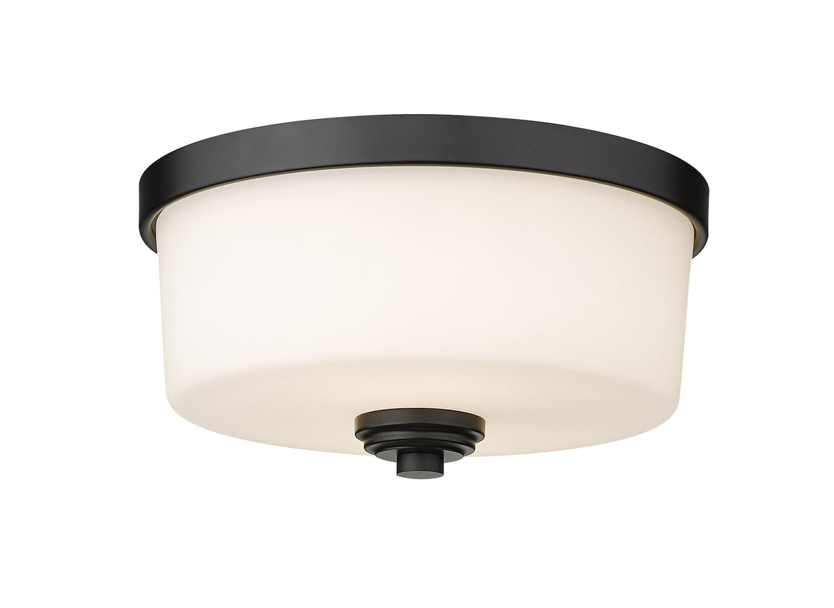 Plafonnier Arlington Noir mat, 12 1/4" – Z-Lite