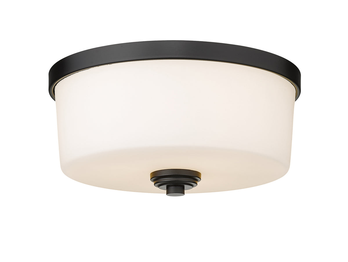 Plafonnier Arlington Noir mat, 14" – Z-Lite