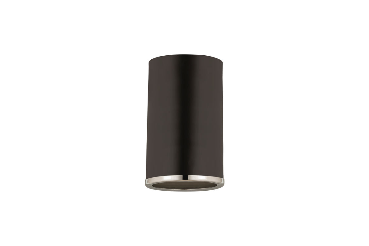 Plafonnier Arlo Noir mat + Chrome, 5 1/4" – vue 4