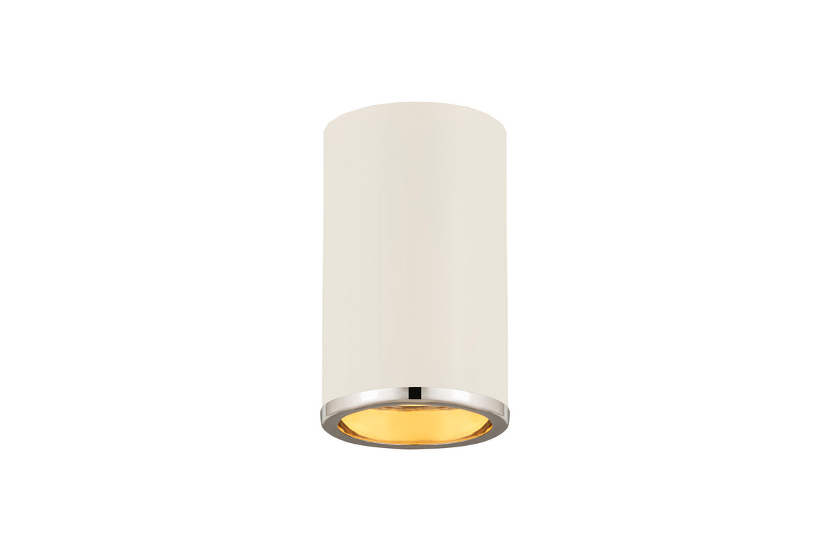 Plafonnier Arlo Blanc mat + Chrome, 5 1/4" – Z-Lite