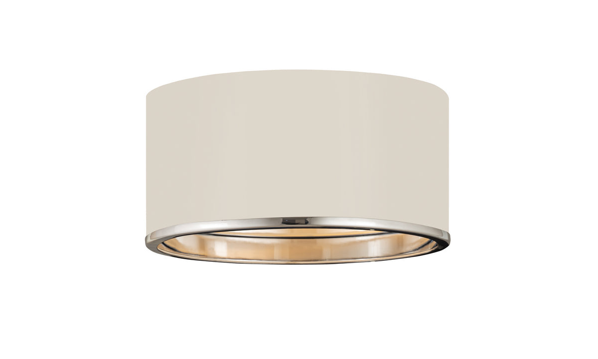 Plafonnier Arlo Blanc mat + Chrome, 12 1/4" – Z-Lite