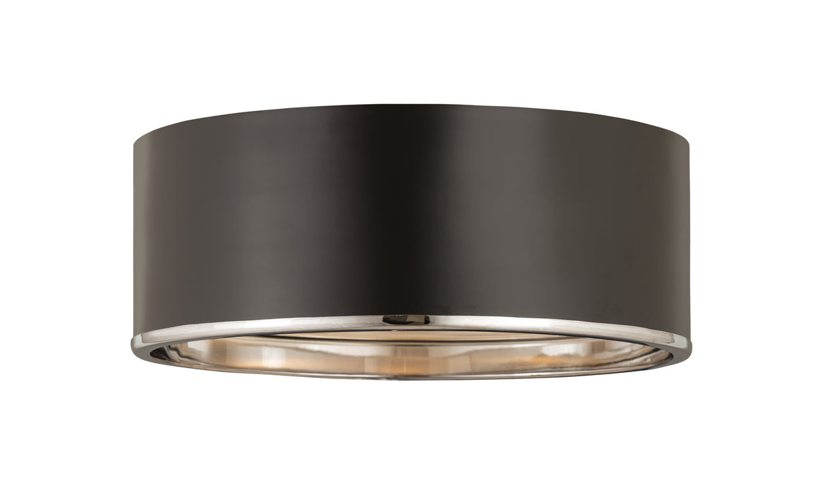 Plafonnier Arlo Noir mat + Chrome, 20 1/4" – Z-Lite