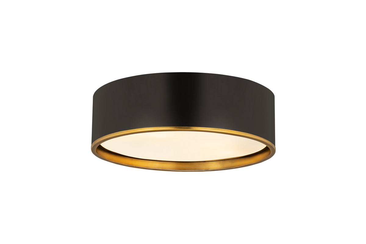 Plafonnier Arlo Noir mat + Laiton bruni, 20 1/4" – vue 4