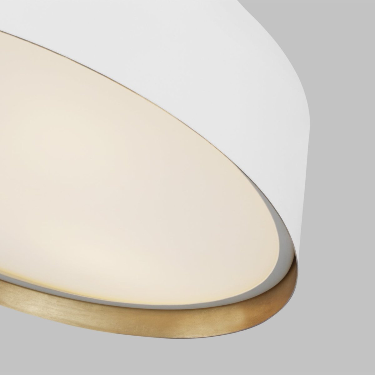 Plafonnier Asher - Blanc mat 19" by Visual Comfort Studio | Luminaires & cie