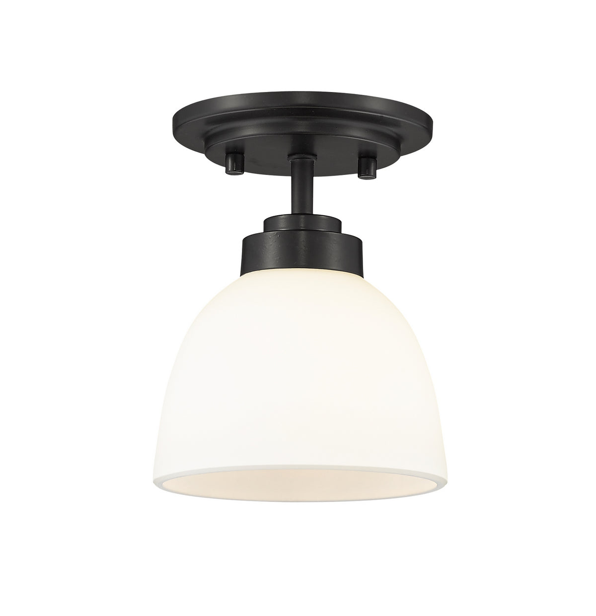 Plafonnier Ashton Noir mat, 6" – Z-Lite