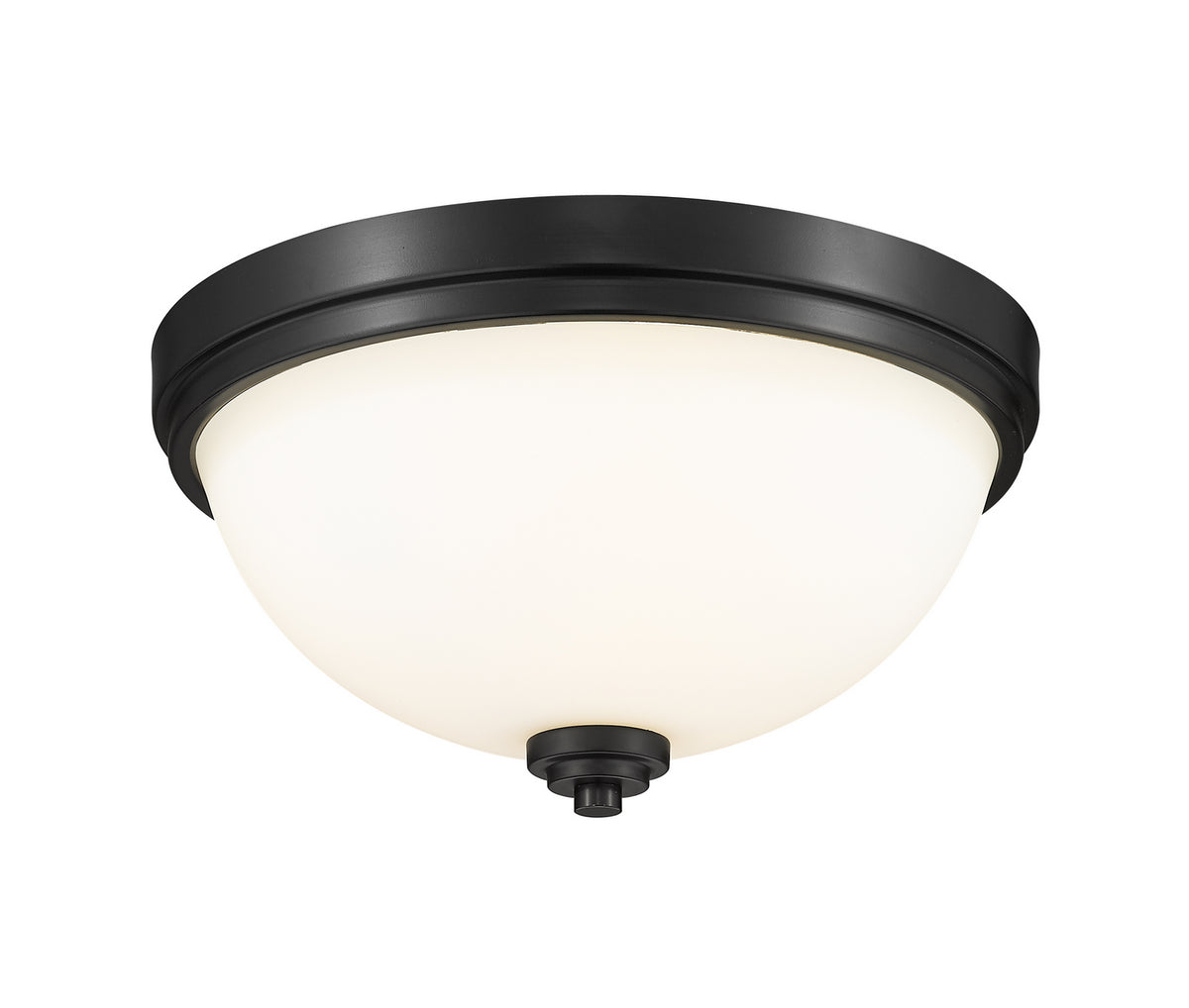 Plafonnier Ashton Noir mat, 13" – Z-Lite