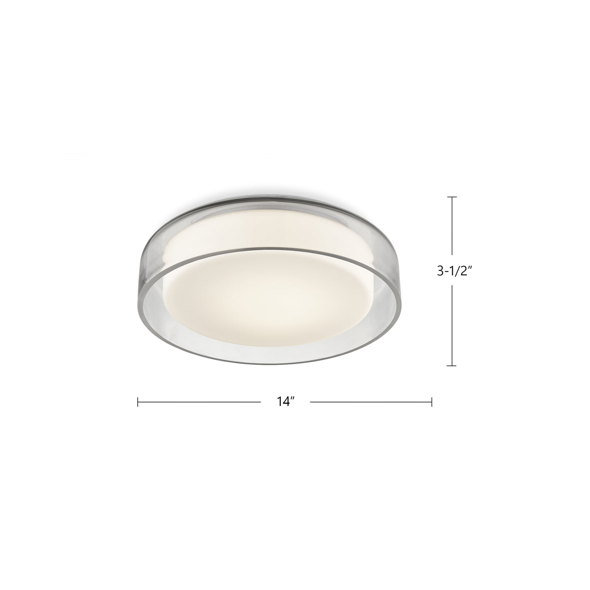 Plafonnier Aston 14" – vue 4
