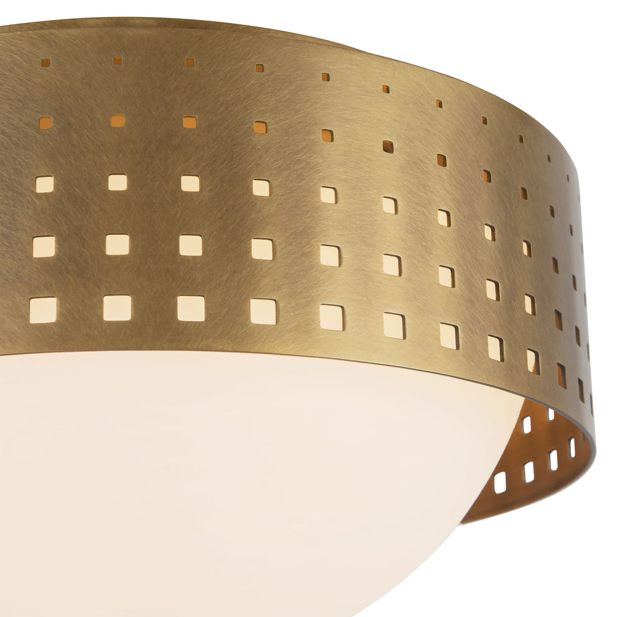 Plafonnier Astoria Laiton vintage, 10" – vue 5