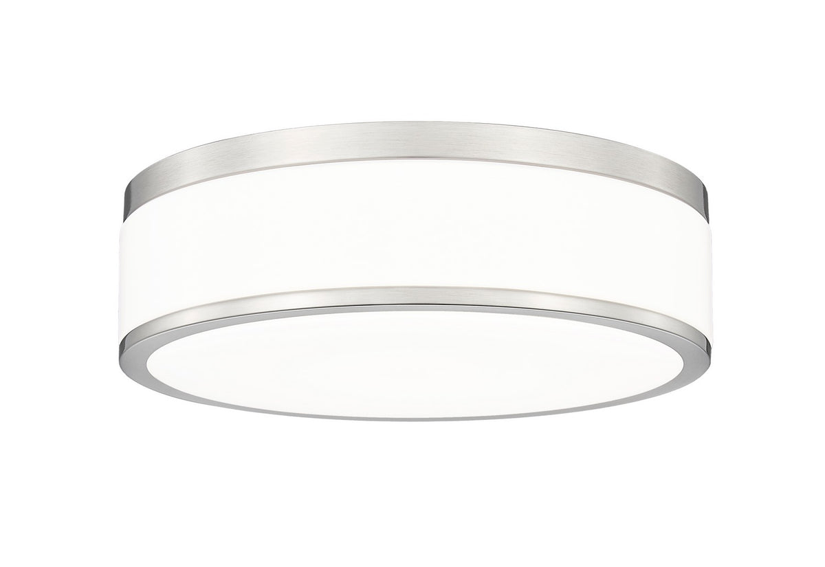 Plafonnier Ballord Nickel brossé, 12" – Z-Lite