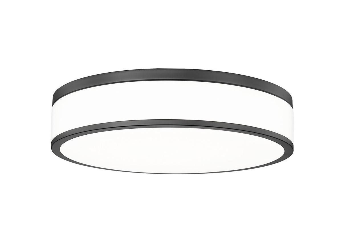 Plafonnier Ballord Noir mat, 16" – Z-Lite