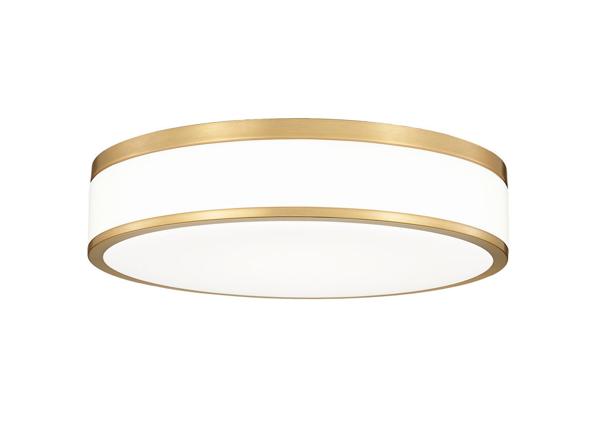 Plafonnier Ballord Or moderne, 16" – Z-Lite