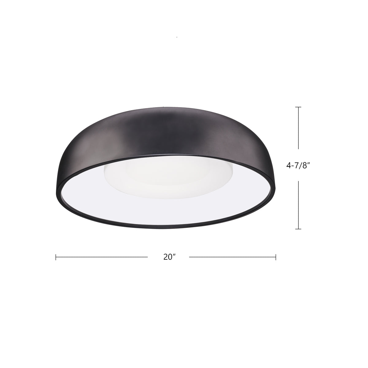 Plafonnier Beacon Noir, 20" – vue 4