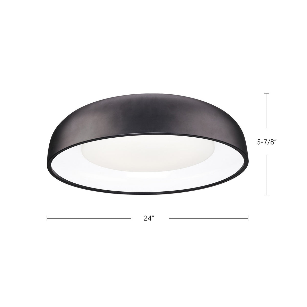Plafonnier Beacon Noir, 24" – vue 2