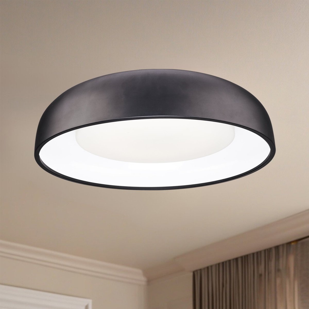 Plafonnier Beacon - Noir 24" by Kuzco Lighting | Luminaires & cie