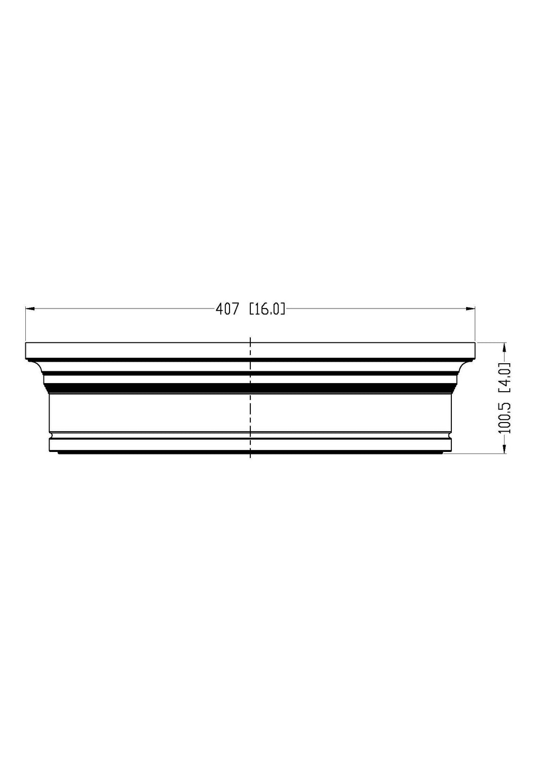 Plafonnier Bentley Nickel brossé, 16" – vue 6