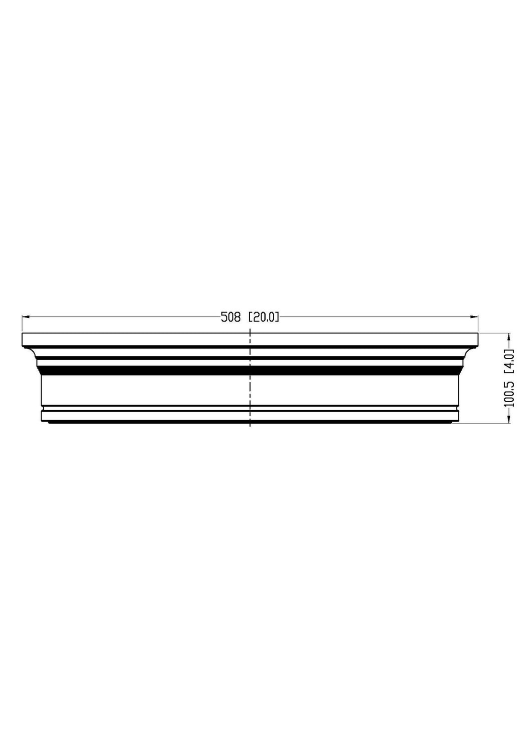 Plafonnier Bentley Nickel brossé, 20" – vue 6