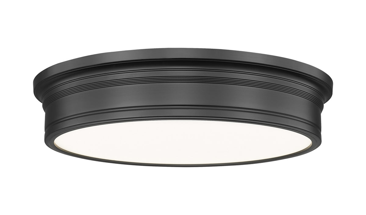Plafonnier Bentley Noir mat, 20" – Z-Lite
