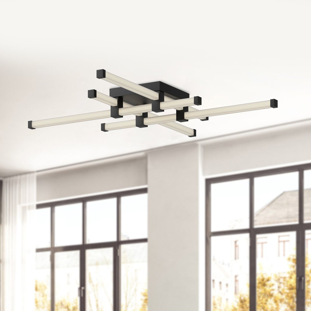 Plafonnier Blade - Noir by Kuzco Lighting | Luminaires & cie