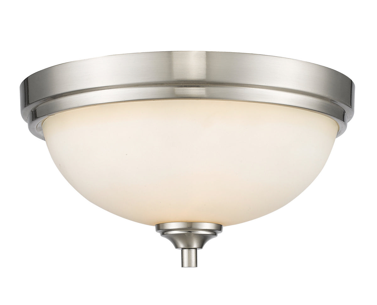 Plafonnier Bordeaux Nickel brossé, 13" – Z-Lite